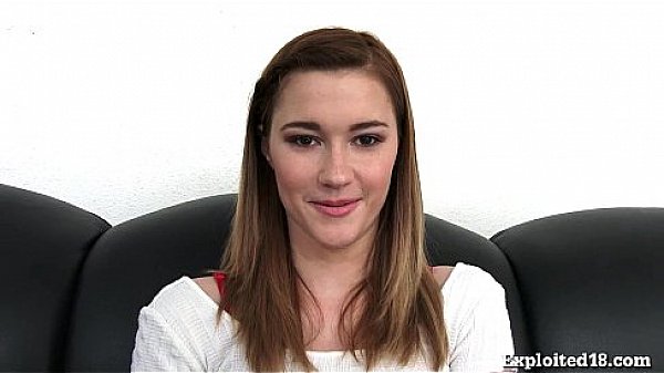 Sweet skinny teen fucked on casting couch