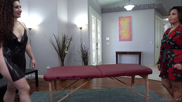 Play MP4 - Massage Turns Into Lesbian Pussy Licking and Ass Licking - Lilimissarab & Krystal Davis