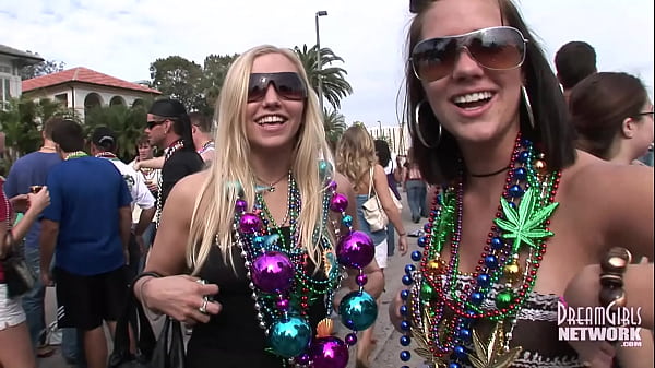 Tampa Street Party With Lots Of Girls Flashing thumbnail