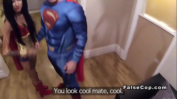 Fakecop hassex with maskedcouple