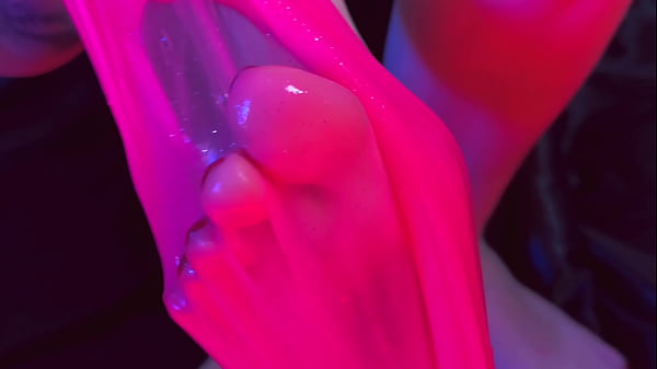 Hottie babes playing footsies messy foot play 