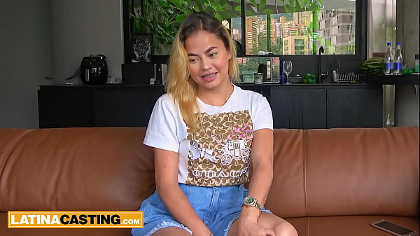 Play MP4 - Blonde Latina Teen Hot Lingerie Show Makes Casting Producers Cock Hard