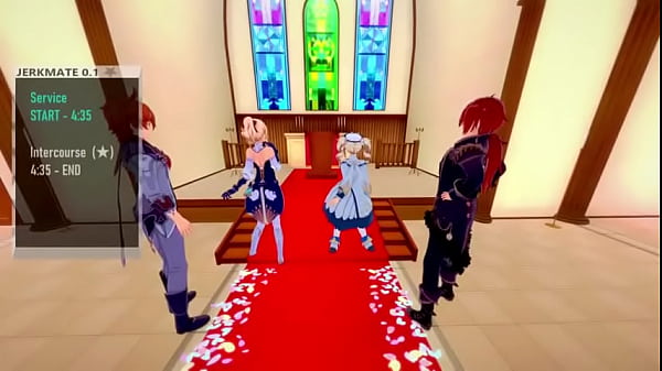 Nonton Diluc And Tartaglia Fucks Jean And Barbara thumbnail