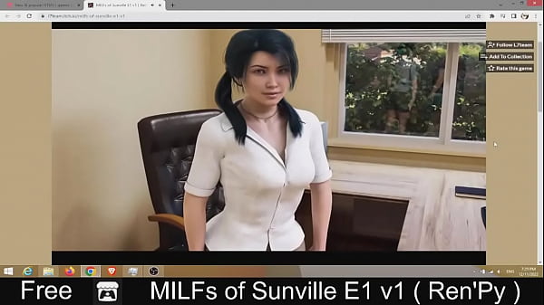 MILFs of Sunville E1 (free game itchio ) Adventure, Visual Novel 