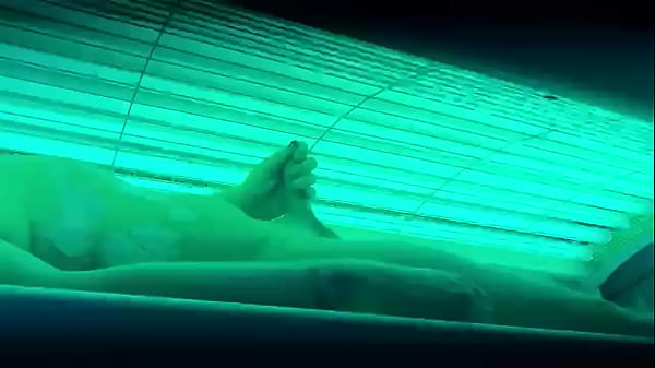 Spying On Horny Male Masturbating In The Tanning thumbnail