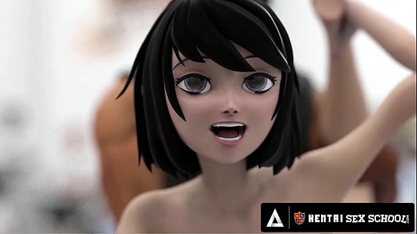 Big tits hentai get dicked down in public