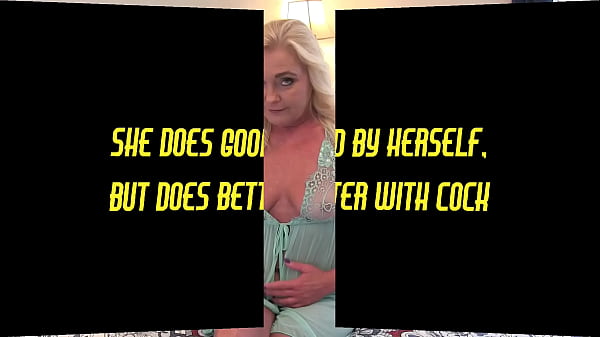 Nonton She Does Good By Herself But Does Better With A Cock thumbnail
