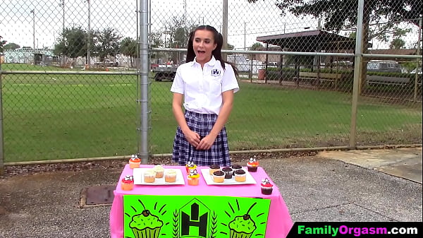 FamilyOrgasm_Step Brother Stacks his_Little School Stepsisterafter Selling Cupcakes