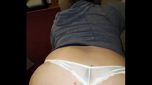 Sticky nicky white thong 