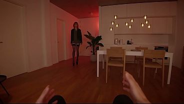 Nonton Super Pov! Hottest Redhead Strips And Gives You Footjob - Pixie Pink thumbnail