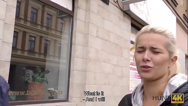 Play MP4 - HUNT4K&period; Blue-eyed miss Dream Nikky isnt against pickup