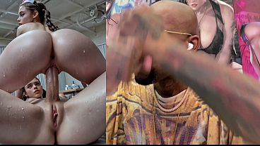 Sweaty Slutty Blonde Girl Gripping On Transgender Girl Cock While They Kiss, Petite Teen Nurse Cowgirl Fucking Trans Girl Cock With Her Pussy Exposed, Anal Fucking A Transgender, AI Generated 