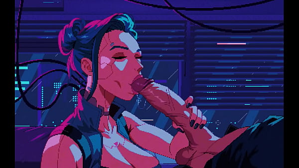 Nonton Cyberpunk Woman Finished A Guy Off thumbnail