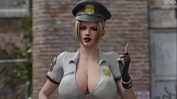 DeadOrAliveOfficerRachel_Blowjob_Animation by Redmoa