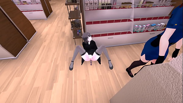 Seleka exposes herself outdoors in a naked coat so as not to be found out