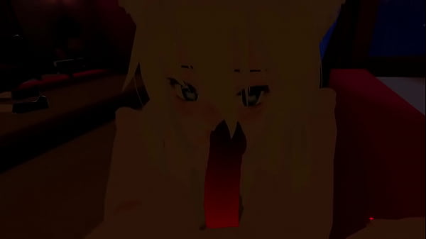 Vrchat pet deepthroats dick gagging 