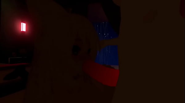 Vrchat pet deepthroats dick gagging 