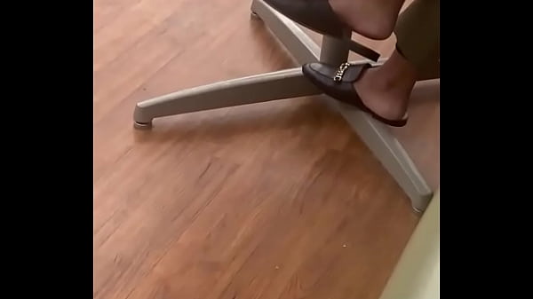 Indian shoeplay dangle at_work