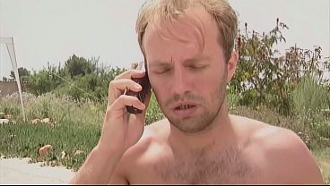 Horny Beach Babe Gets Two Hard Cocks Sliding In Both Holes And Cumshot thumbnail