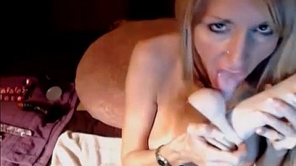 Wild busty cougar rides her toy