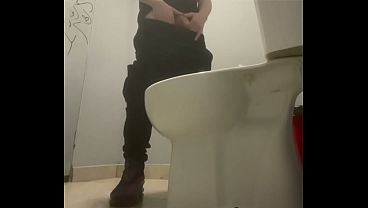 Amateur Friends Pissing Together In The Club's Toilets thumbnail