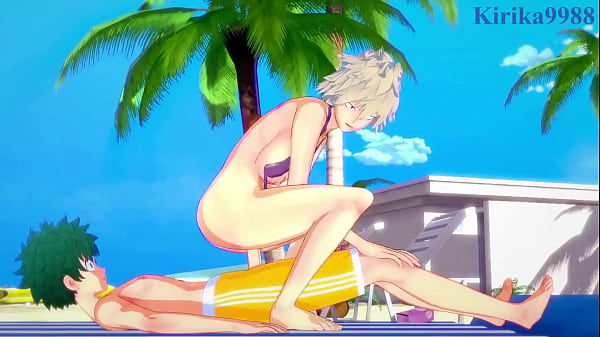 Play MP4 - Himiko Toga and Mitsuki Bakugo and Izuku Midoriya intense sex&period; - My Hero Academia Hentai