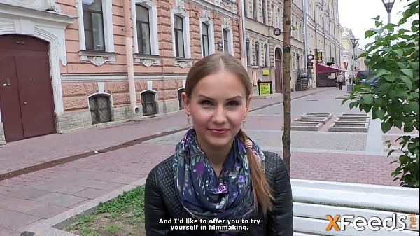 Play MP4 - Mature porn agent couldn't say no to approaching the sexy girl in the yellow dress that he noticed in the street