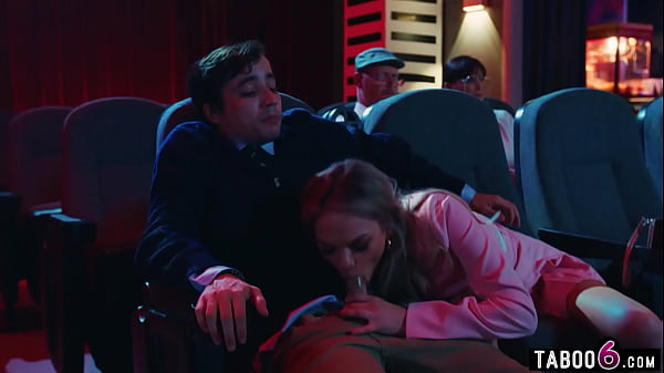 Play MP4 - Movie theatre had teen couple fucking disburbing old people trying to watch