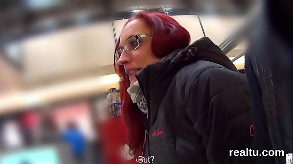 Adorable czech girl gets tempted in the mall and reamed in pov 