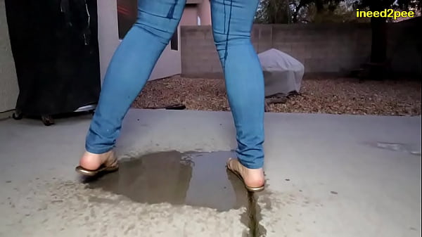 Super Hot Pornstar Can't Hold Her Bladder Jeans Wetting Event! thumbnail