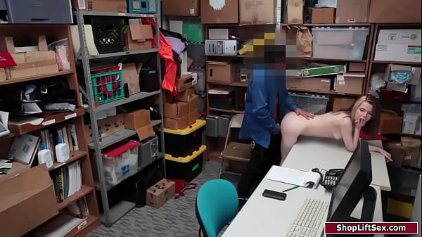 Tiny babe_toyed and fucked by an officer