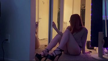 Italian Horny Milf Artemisia Love Smoking a cigarette while wearing sexy high heels