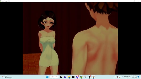 Cheating bitch gets hot for cock in hot spring