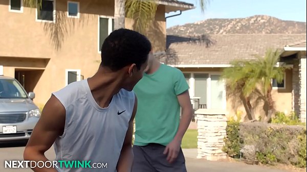 Scott Finn Caught Watching Ebony Twink Playing Basketball 