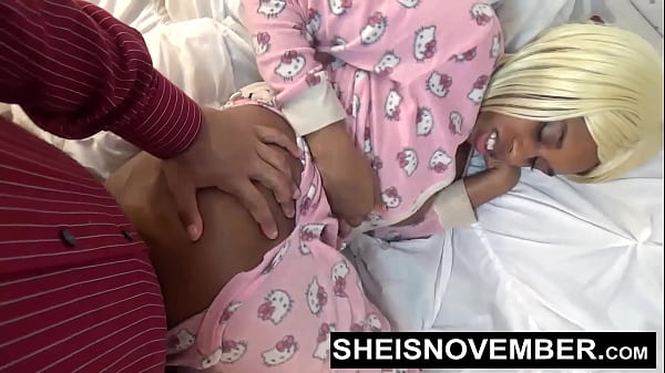 My stepdaughter giving blowjob and sex better then my wife young hot babe sheisnovember rough hardcore fuck her stepdad big cock secretly in bedroom huge boobs areolas fondled getting taboo cumshot cum swallow after oral by msnovember