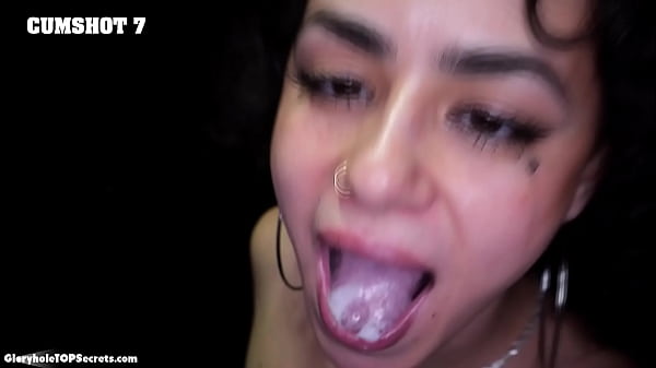 One of the best recent girls we had over at our gloryhole studio is definitely Robbin Rose. With a whopping EIGHT cumshots drained and swallowed! 