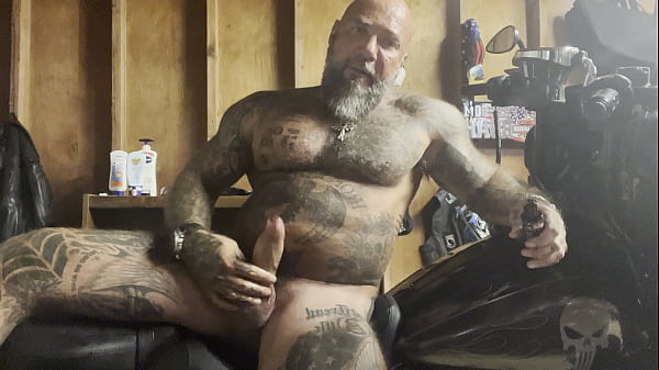 Masculine Jason Jacking Off On His Harley! thumbnail