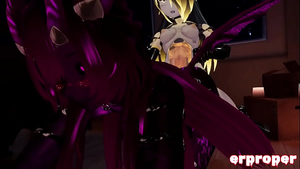 Play MP4 - Vrchat a deamon&comma; a robot &comma; and a dragon have hot 3way