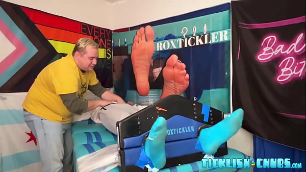 Skinny_amateur_Chase laughs while tickle tormented by Matt