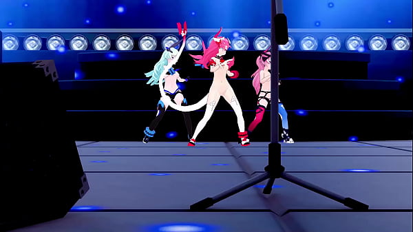 Honkai Impact MMD_Follow the Leader girls_Rozaliya_Liliya_Delta