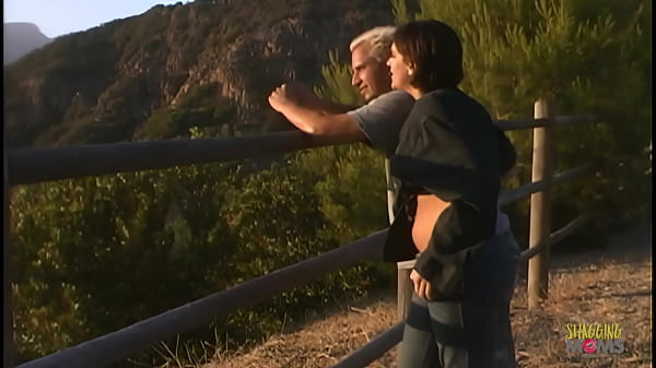 Beautiful Brunette With Big Boobs Loves To Ride A Big Hard Dick In The Woods thumbnail