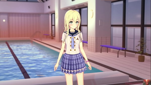 Fucking At The Pool With Petite Blonde (18 ) Cute Girl In Koikatsu Hentai Game thumbnail