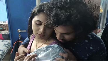 Bhabhi in Saree &ndash_ Lip Lock, Armpit &amp_ Navel Licking Romance with Devar and Boobs Pressing