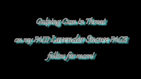 Fuck my throat to stop my moaning 