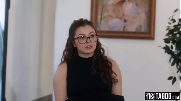 Stepdad seduces BBW teen daughter and lures her in for a stepfamily foursome 