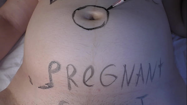 Play MP4 - Hottie big boobed  pregnant teen girl get covered in dirty body writings&excl; - Milky Mari