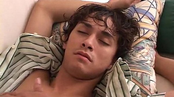 Sexy gay Tony has been crashing on my sofa ever since his beau threw 