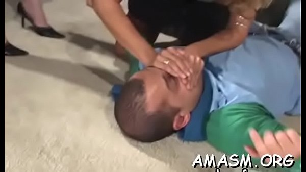 Staggering girl enjoys vag hammering 