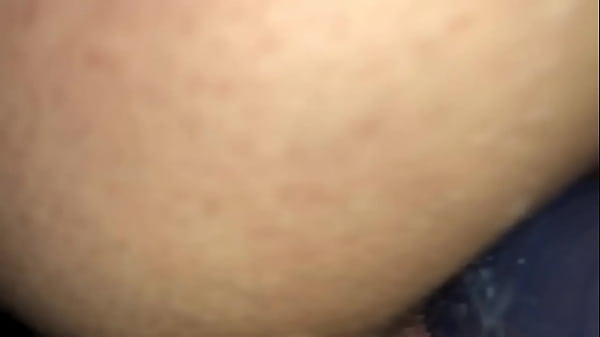 Translucent dildo playing 