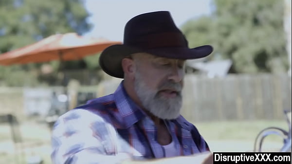 Young stepson looking after old widowed stepdad 